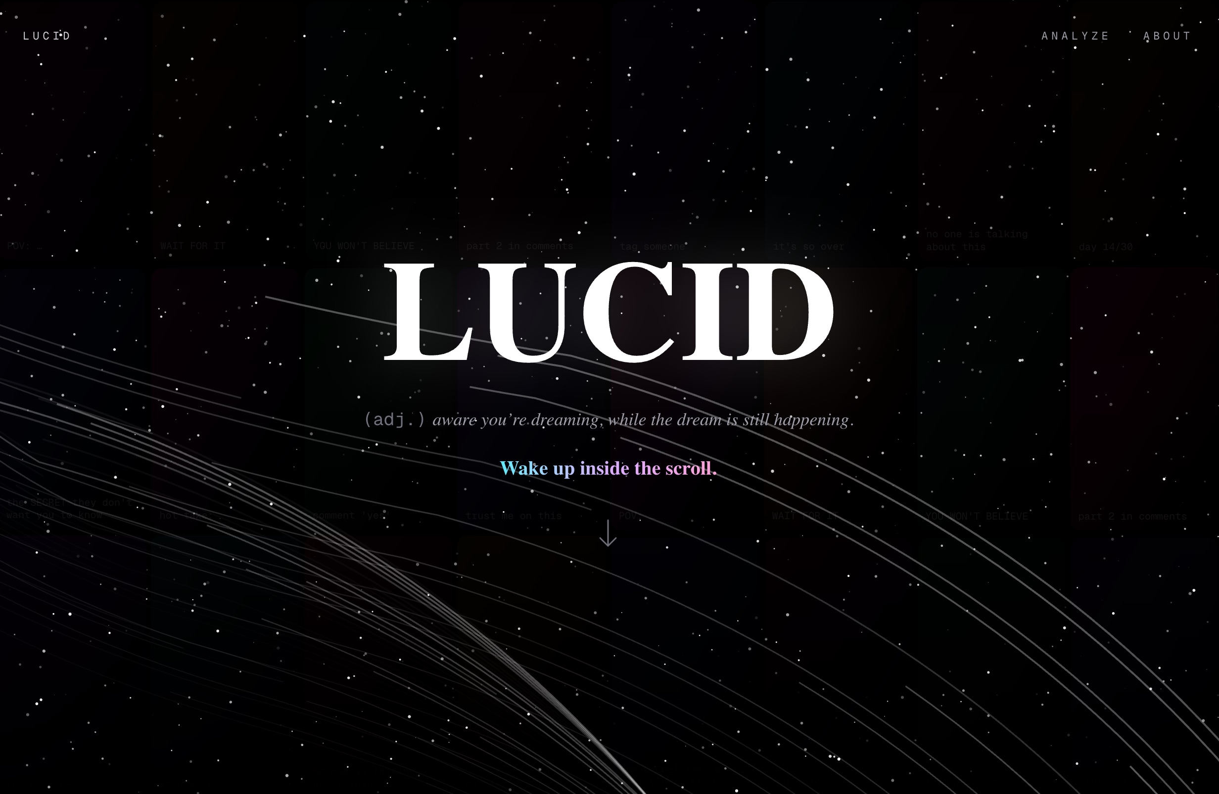 LUCID short-form video manipulation analyzer